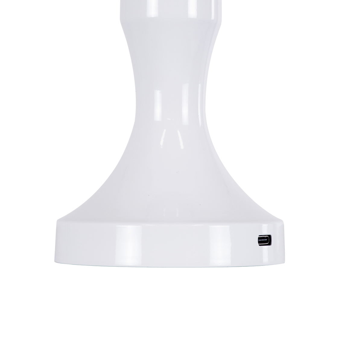 LEDTM® LUNNA 76476 Επαναφορτιζόμενο Επιτραπέζιο Φωτιστικό Πορτατίφ LED 1.5W 105lm 120° DC 5V IP44 CCT Ultra Θερμό 1500K - Φυσικό Λευκό 4500K - Ψυχρό Λευκό 6000K Dimmable Λευκό Πλαστικό - Μ9 x Π9 x Υ23cm- 2 Χρόνια Εγγύηση - Image 5