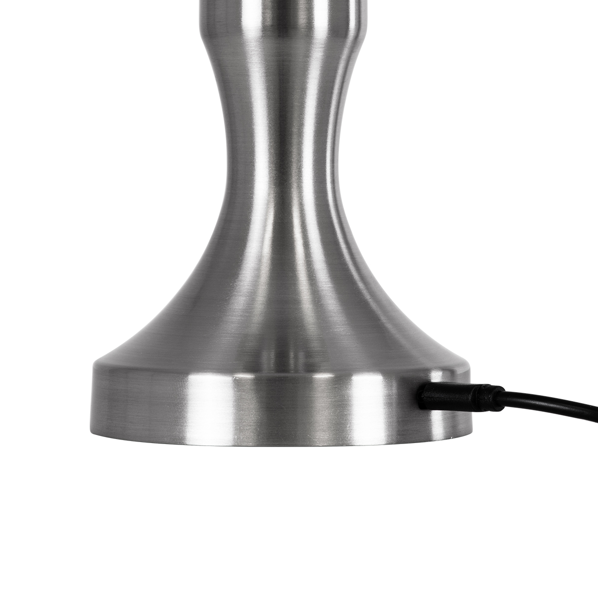 LEDTM® LUNNA 76478 Επαναφορτιζόμενο Επιτραπέζιο Φωτιστικό Πορτατίφ LED 1.5W 105lm 120° DC 5V IP44 CCT Ultra Θερμό 1500K - Φυσικό Λευκό 4500K - Ψυχρό Λευκό 6000K Dimmable Ασημί Πλαστικό - Μ9 x Π9 x Υ23cm - 2 Χρόνια Εγγύηση - Image 6