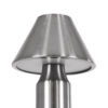 LEDTM® LUNNA 76478 Επαναφορτιζόμενο Επιτραπέζιο Φωτιστικό Πορτατίφ LED 1.5W 105lm 120° DC 5V IP44 CCT Ultra Θερμό 1500K - Φυσικό Λευκό 4500K - Ψυχρό Λευκό 6000K Dimmable Ασημί Πλαστικό - Μ9 x Π9 x Υ23cm - 2 Χρόνια Εγγύηση - Image 7