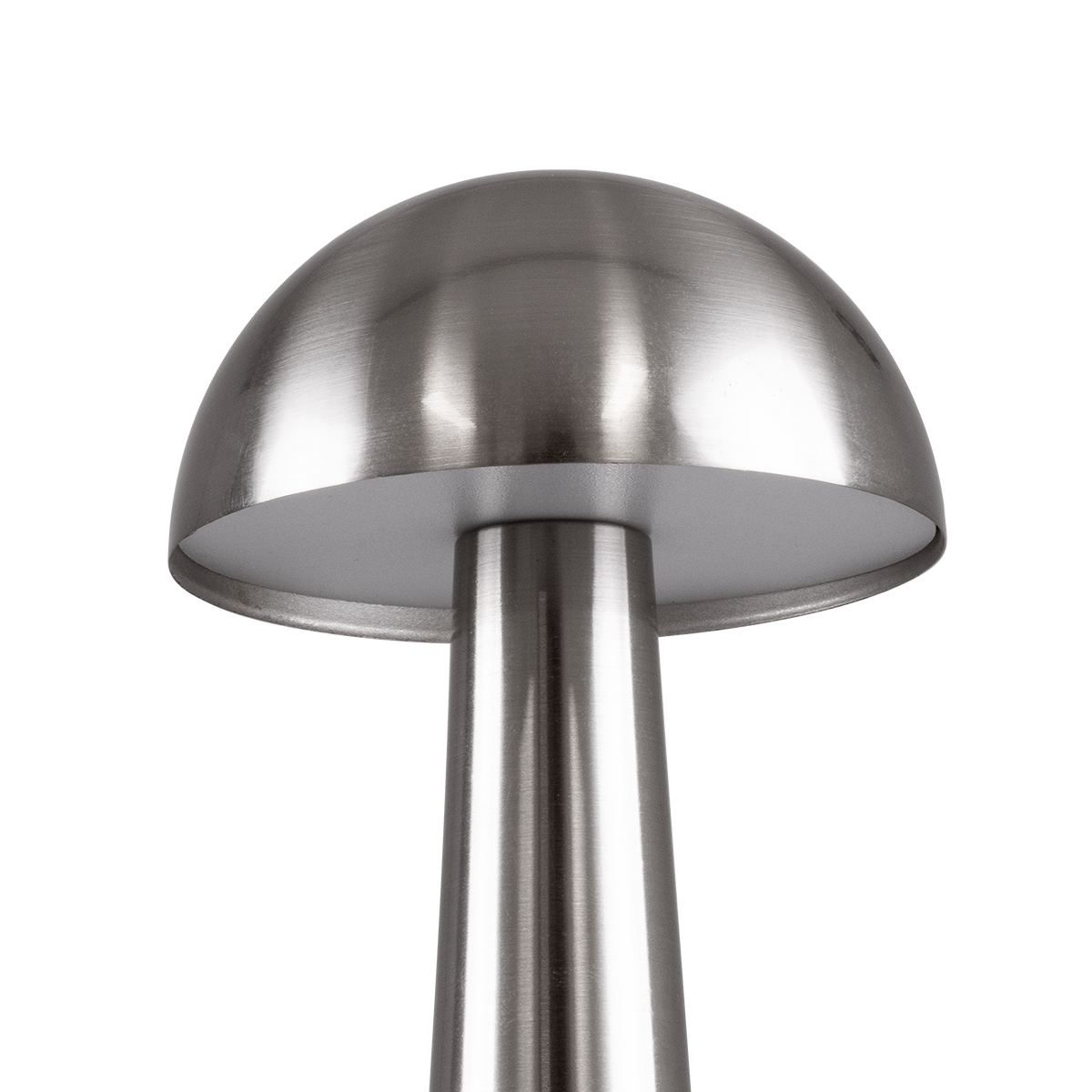LEDTM® COCO 76510 Επαναφορτιζόμενο Επιτραπέζιο Φωτιστικό Πορτατίφ LED 1.5W 105lm 120° DC 5V IP44 Θερμό Λευκό 2700K Dimmable Ασημί Αλουμίνιο - Μ10 x Π10 x Υ22cm - 2 Xρόνια Εγγύηση - Image 8