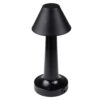 LEDTM® MOLLY 76515 Επαναφορτιζόμενο Επιτραπέζιο Φωτιστικό Πορτατίφ LED 1.5W 105lm 120° DC 5V IP44 Θερμό Λευκό 2700K Dimmable Μαύρο Αλουμίνιο - Μ10 x Π10 x Υ23cm - 2 Xρόνια Εγγύηση - Image 5