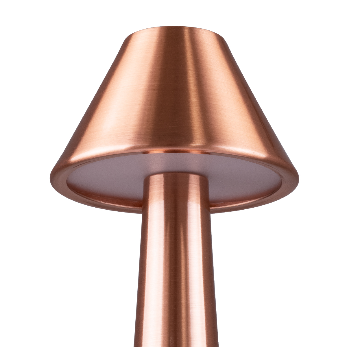 LEDTM® MOLLY 76517 Επαναφορτιζόμενο Επιτραπέζιο Φωτιστικό Πορτατίφ LED 1.5W 105lm 120° DC 5V IP44 Θερμό Λευκό 2700K Dimmable Χάλκινο Αλουμίνιο - Μ10 x Π10 x Υ23cm - 2 Xρόνια Εγγύηση - Image 8
