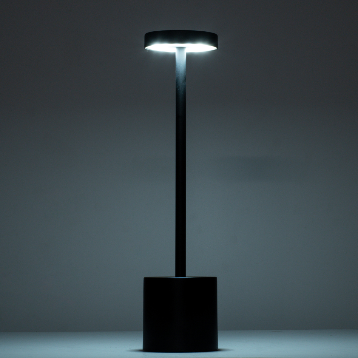 LEDTM® JOJO 76520 Επαναφορτιζόμενο Επιτραπέζιο Φωτιστικό Πορτατίφ LED 1.5W 105lm 120° DC 5V IP44 CCT Ultra Θερμό 1500K - Φυσικό Λευκό 4500K - Ψυχρό Λευκό 6000K Dimmable Μαύρο Αλουμίνιο - Μ8 x Π8 x Υ34cm - 2 Χρόνια Εγγύηση - Image 13