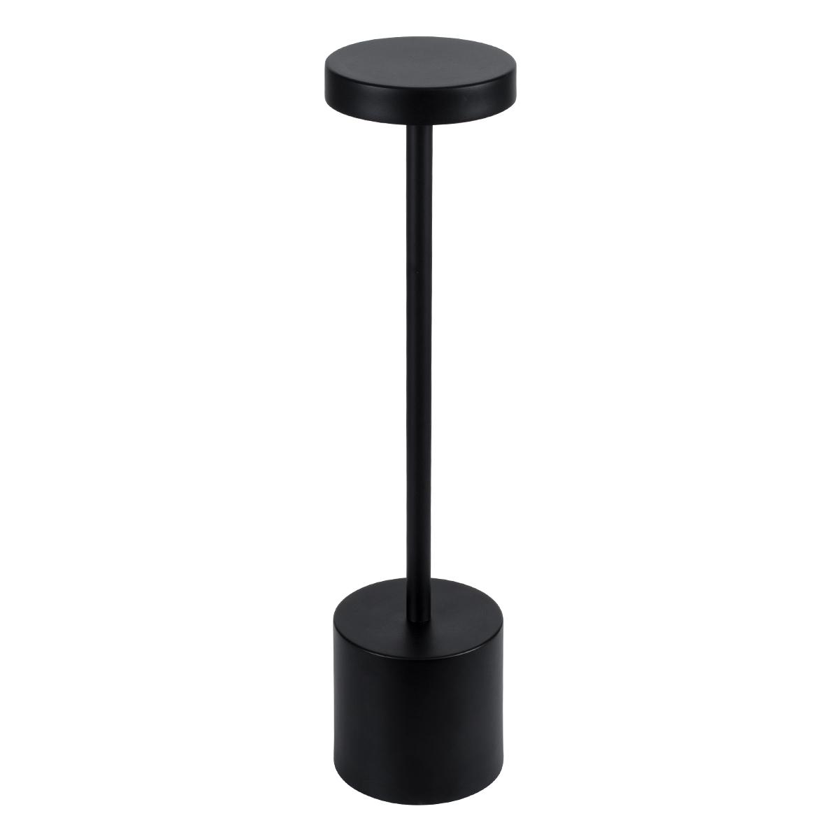 LEDTM® JOJO 76520 Επαναφορτιζόμενο Επιτραπέζιο Φωτιστικό Πορτατίφ LED 1.5W 105lm 120° DC 5V IP44 CCT Ultra Θερμό 1500K - Φυσικό Λευκό 4500K - Ψυχρό Λευκό 6000K Dimmable Μαύρο Αλουμίνιο - Μ8 x Π8 x Υ34cm - 2 Χρόνια Εγγύηση - Image 5