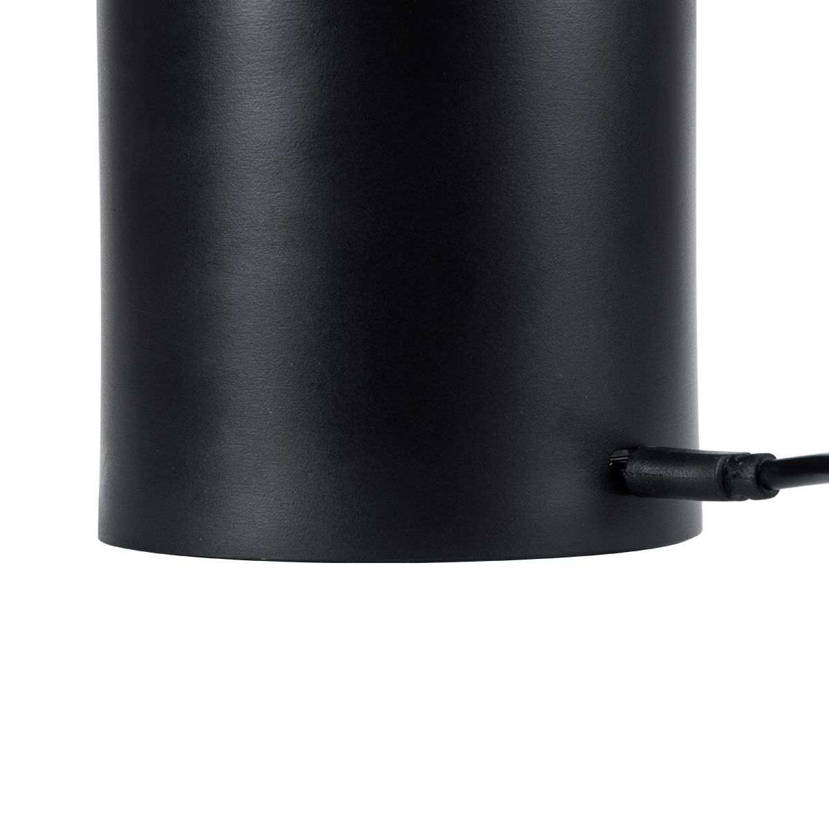 LEDTM® JOJO 76520 Επαναφορτιζόμενο Επιτραπέζιο Φωτιστικό Πορτατίφ LED 1.5W 105lm 120° DC 5V IP44 CCT Ultra Θερμό 1500K - Φυσικό Λευκό 4500K - Ψυχρό Λευκό 6000K Dimmable Μαύρο Αλουμίνιο - Μ8 x Π8 x Υ34cm - 2 Χρόνια Εγγύηση - Image 9
