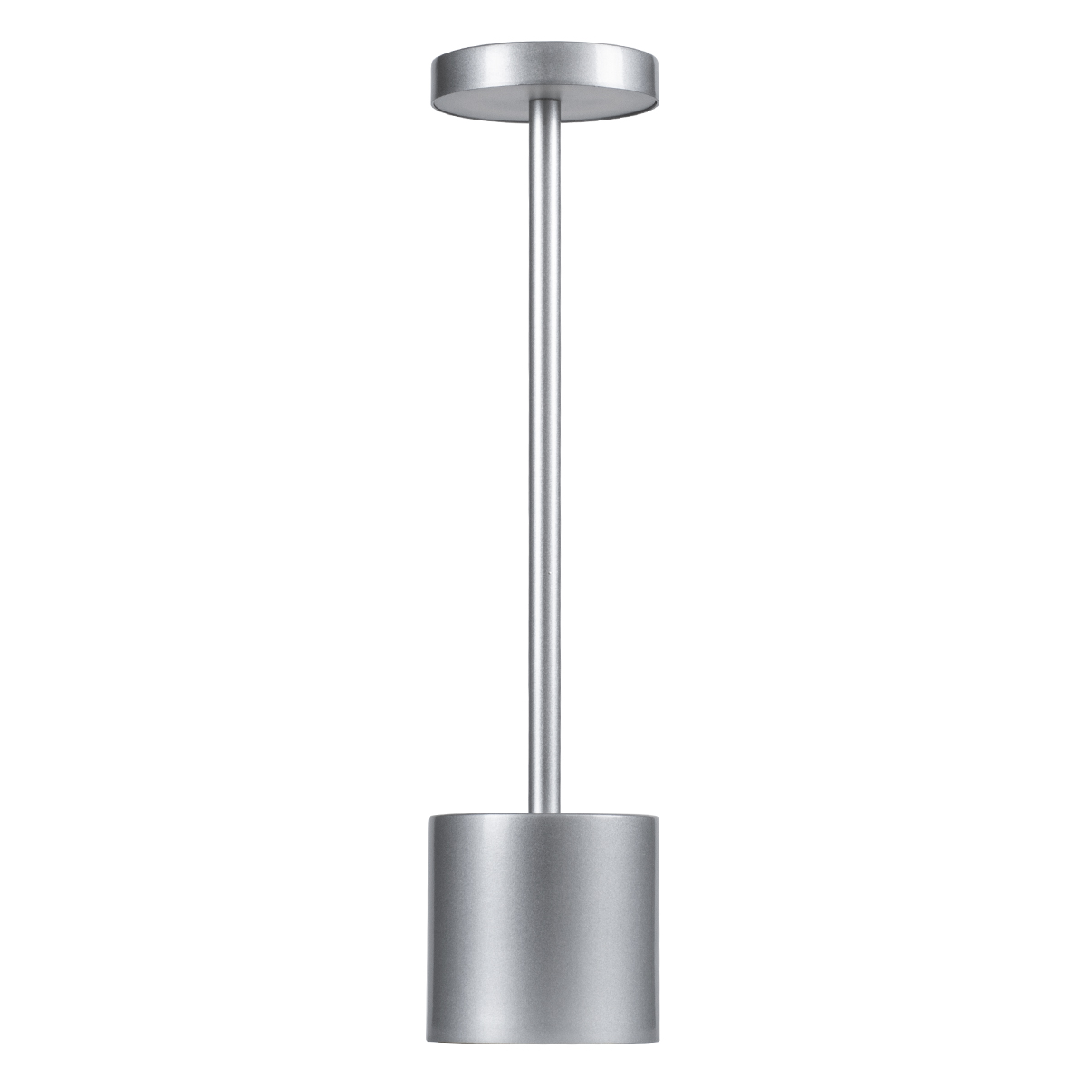 LEDTM® JOJO 76521 Επαναφορτιζόμενο Επιτραπέζιο Φωτιστικό Πορτατίφ LED 1.5W 105lm 120° DC 5V IP44 CCT Ultra Θερμό 1500K - Φυσικό Λευκό 4500K - Ψυχρό Λευκό 6000K Dimmable Ασημί Αλουμίνιο - Μ8 x Π8 x Υ34cm - 2 Χρόνια Εγγύηση - Image 3