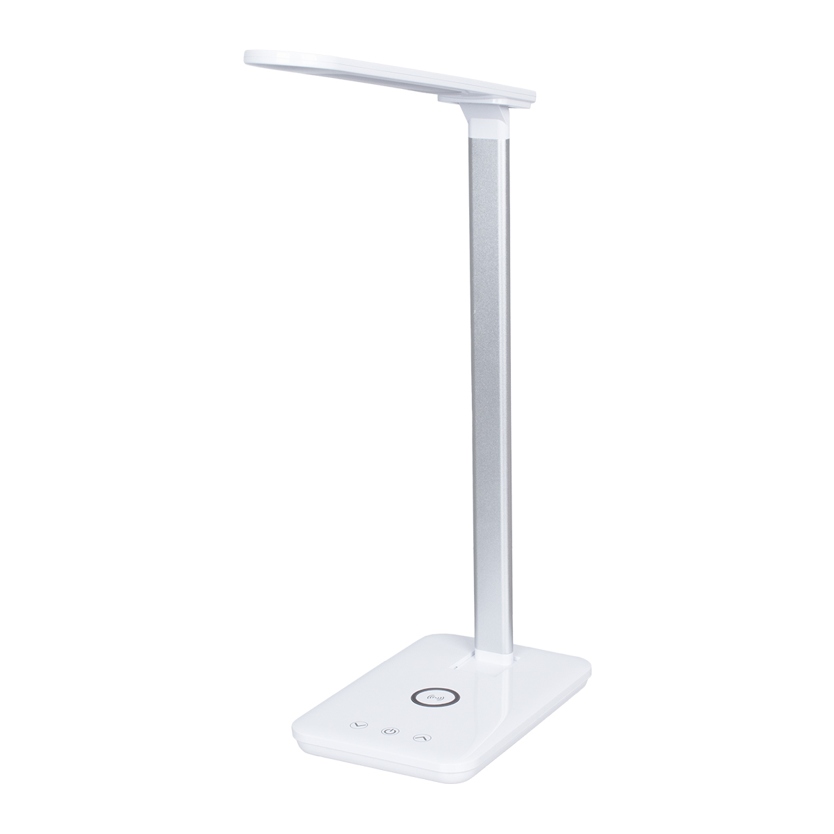 LEDTM® ONO 76532 Μοντέρνο Επιτραπέζιο Φωτιστικό Γραφείου με Ασύρματη Φόρτιση 10W 2A LED 3.5W 350lm 90° DC 5V με USB-C IP20 Ρυθμιζόμενο Λευκό CCT με Αφή 2700K/4500K/6000K Dimmable - Sanan SMD Chip - Λευκό - Μ18 x Π12 x Υ36cm - 2 Χρόνια Εγγύηση - Image 3