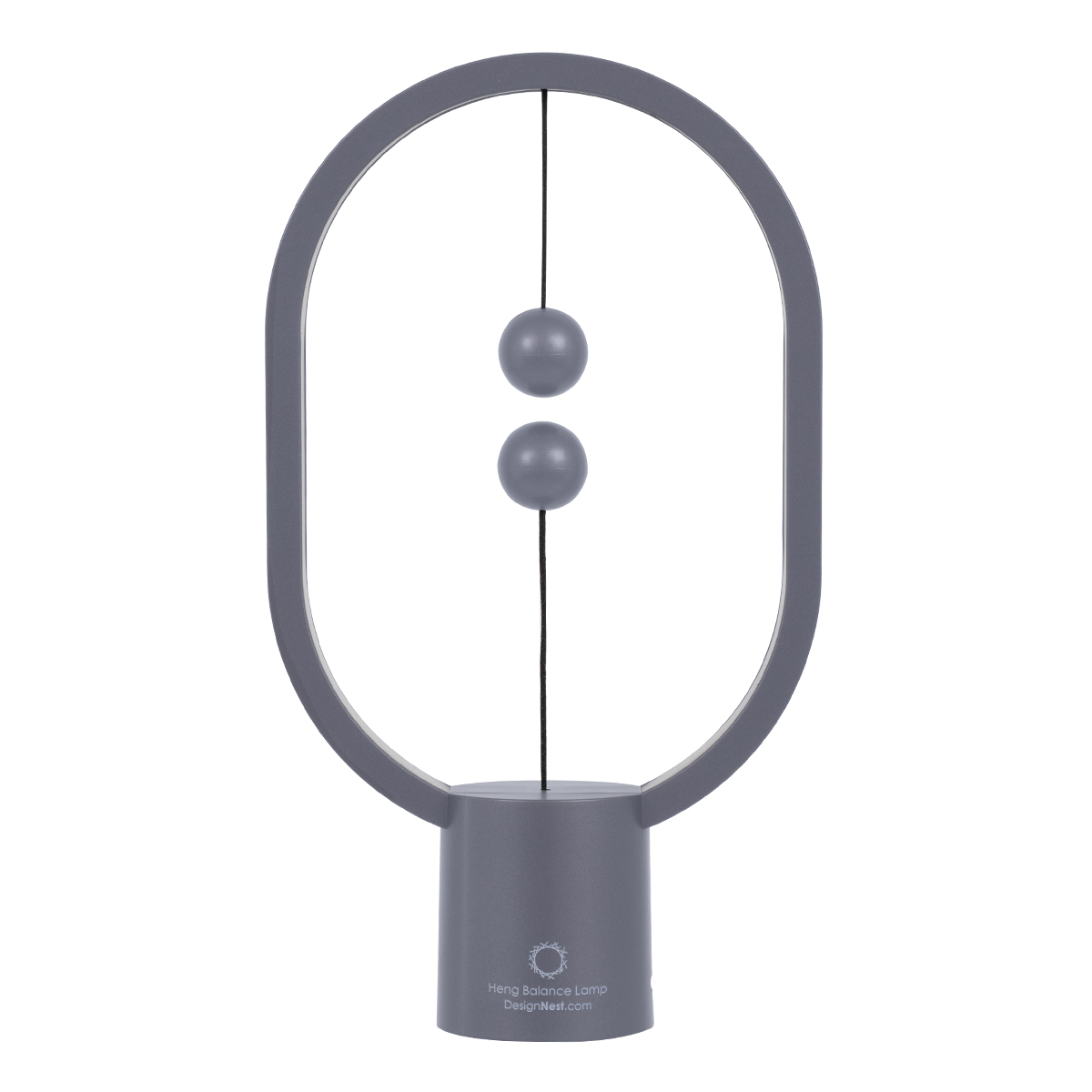 LEDTM® 76545 Επιτραπέζιο Φωτιστικό Πορτατίφ LED 15W 1500lm 360° DC 5V IP20 Θερμό Λευκό 2700K Γκρι & Λευκό Πλαστικό - Μ14 x Π5.5 x Υ24.8cm - 2 Xρόνια Εγγύηση - Image 5