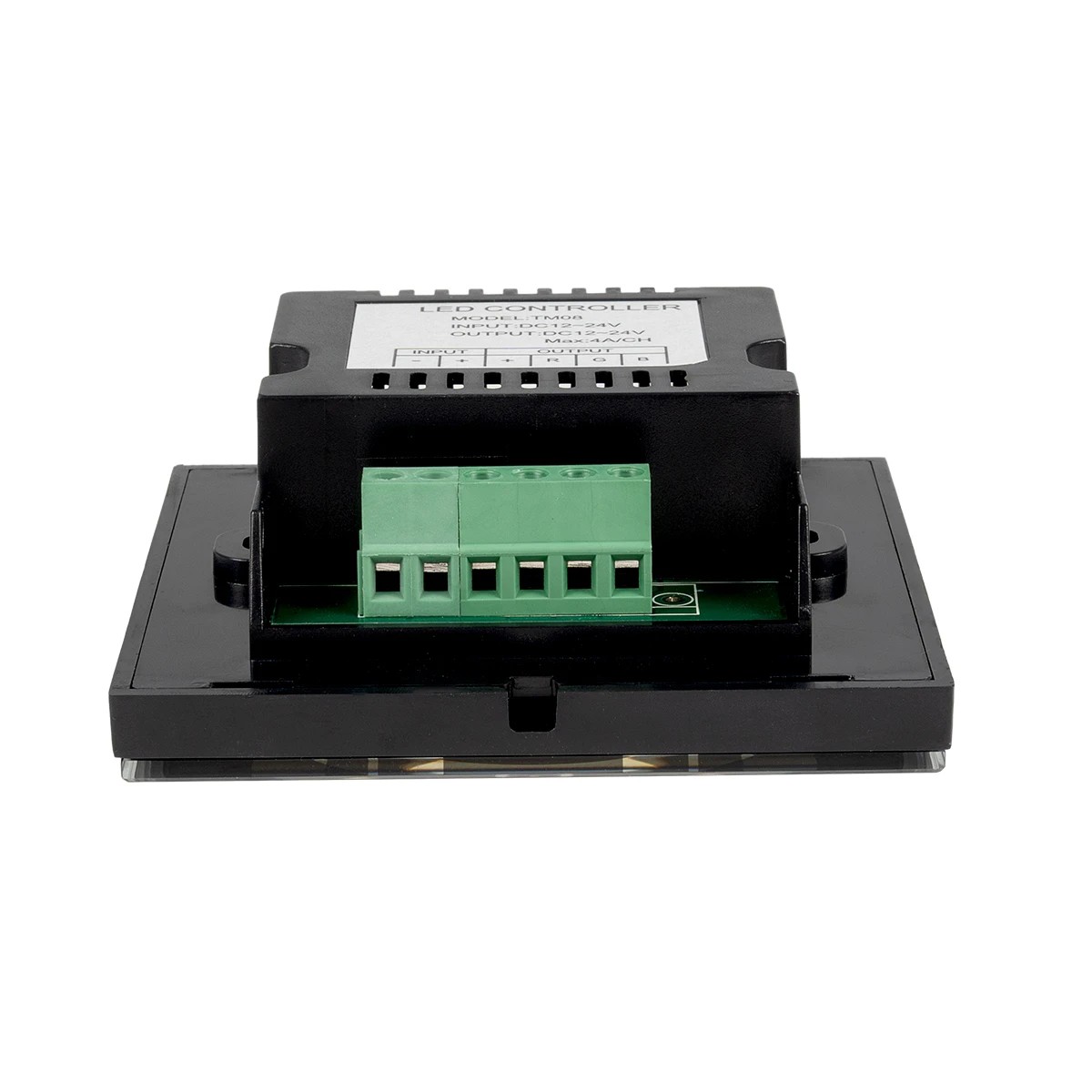 LED RGB Controller Μαύρο Τοίχου Αφής 12v (144w) - 24v (288w) DC LEDTM 77409 - Image 4