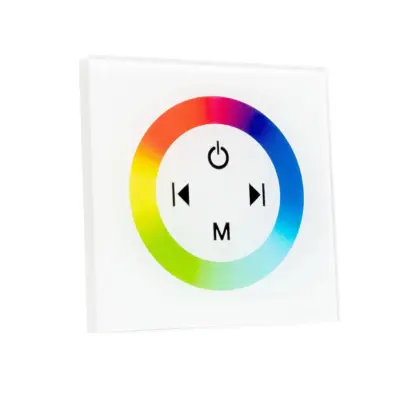 Alternative view of LED RGB Controller Λευκό Τοίχου Αφής 12v (144w) - 24v (288w) DC LEDTM 77419