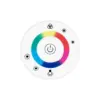 Ασύρματος LED RGB Controller με Λευκό Στρογγυλό Χειριστήριο Αφής 2.4G 12v (192w) - 24v (384w) DC LEDTM 77545 - Image 8