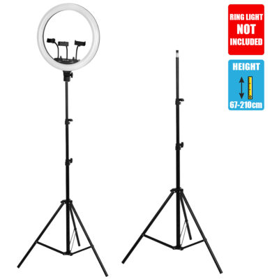 Alternative view of LEDTM® 75807 Professional Floor Tripod - Επαγγελματικό Επιδαπέδιο Τρίποδο για Ring Light LED