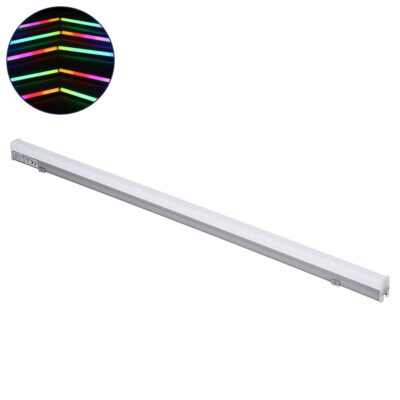 Alternative view of LEDTM® DIGIBAR 90214 Ψηφιακή Pixel Addressable Facade Μπάρα LED 12W 600lm 180° DC 24V Αδιάβροχο IP65 8 x Pixel Πολύχρωμο RGB Dimmable DMX512 SPI/TTL Protocol IC UCS512C0 - Bridgelux SMD Chip - Ασημί με Λευκό Γαλακτερό Κάλυμμα - Μ100 x Π3 x Υ4.5cm - 3 Χρόνια Εγγύηση