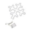 LEDTM® 78580 Φωτιστικό Ταμπέλα Φωτεινή Επιγραφή NEON LED Σήμανσης SNOWFLAKE 5W με Καλώδιο Τροφοδοσίας USB - Μπαταρίας 3xAAA (Δεν Περιλαμβάνονται) - Γαλάζιο - Image 4