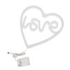 LEDTM® 78591 Φωτιστικό Ταμπέλα Φωτεινή Επιγραφή NEON LED Σήμανσης LOVE & HEART 5W με Καλώδιο Τροφοδοσίας USB - Μπαταρίας 3xAAA (Δεν Περιλαμβάνονται) - Ροζ & Θερμό Λευκό 2700K - Image 4