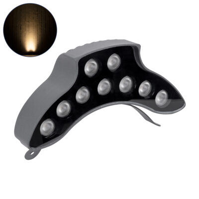 Alternative view of LEDTM® TREEPINA 90682 Κυρτή Μπάρα Φωτισμού Wall Washer για Φυτά - Δέντρα LED 9W 990lm 30° DC 24V Αδιάβροχο IP65 Θερμό Λευκό 2700K Dimmable - Bridgelux SMD Chip - Γκρι Ανθρακί - Μ20.5 x Π5.5 x Υ12cm - 3 Χρόνια Εγγύηση