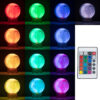 LEDTM® MOON 79617 Επιτραπέζιο Φωτιστικό Πορτατίφ LED 6W 360lm 360° DC 5V IP20 RGB Dimmable Πολύχρωμο Πλαστικό με Μπεζ Ξύλο - Μ20 x Π20 x Υ25cm - 2 Xρόνια Εγγύηση - Image 6
