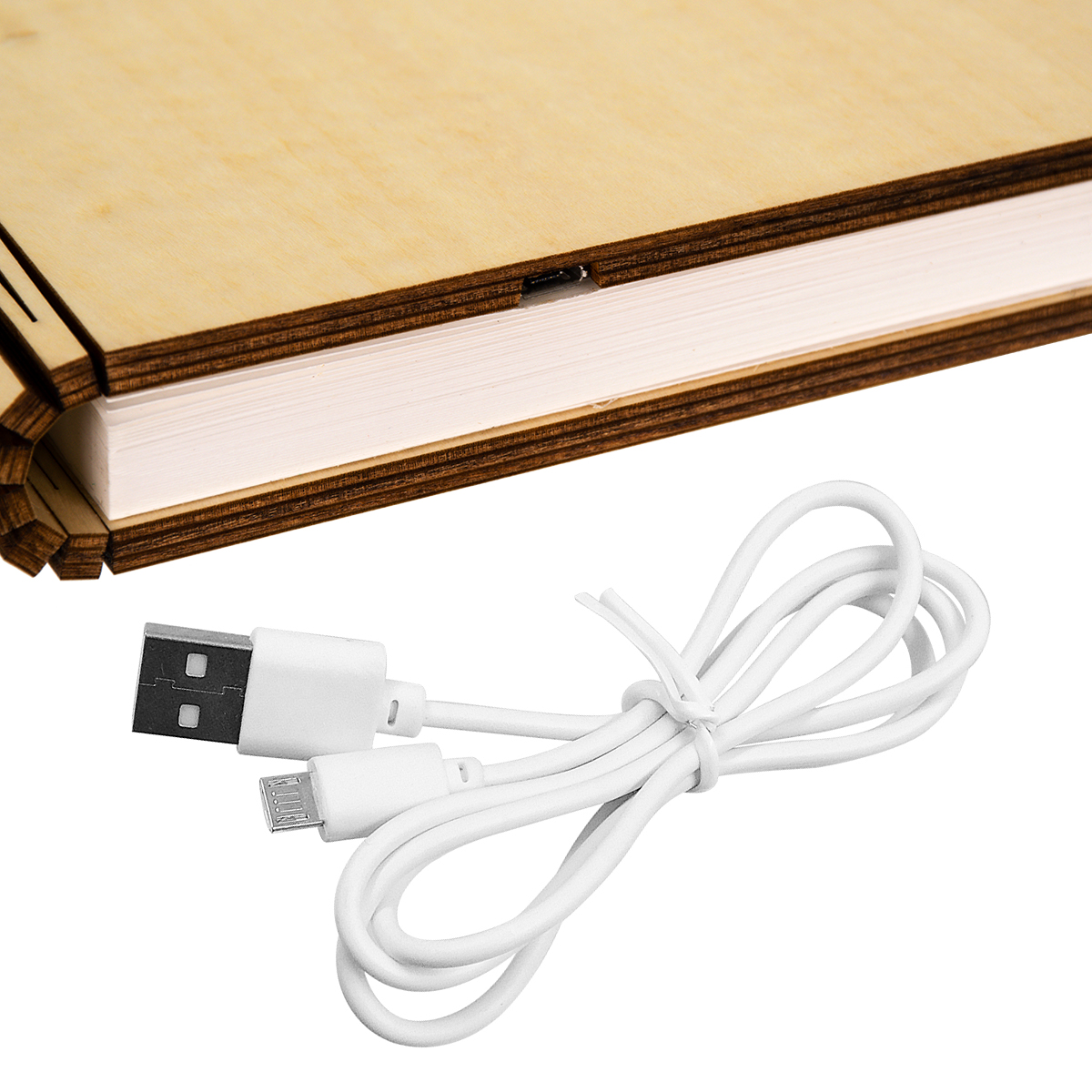 LEDTM® BOOKDECO 79635 Μοντέρνο Επιτραπέζιο Φωτιστικό Πορτατίφ LED 4W 350lm 180° DC 5V με USB 2.0 & Επαναφορτιζόμενη Μπαταρία Li-ion 3.2V 1000mAh IP20 Θερμό Λευκό 2700K - Μπεζ - Μ21.5 x Π16.5 x Υ2.2cm - 2 Χρόνια Εγγύηση - Image 9