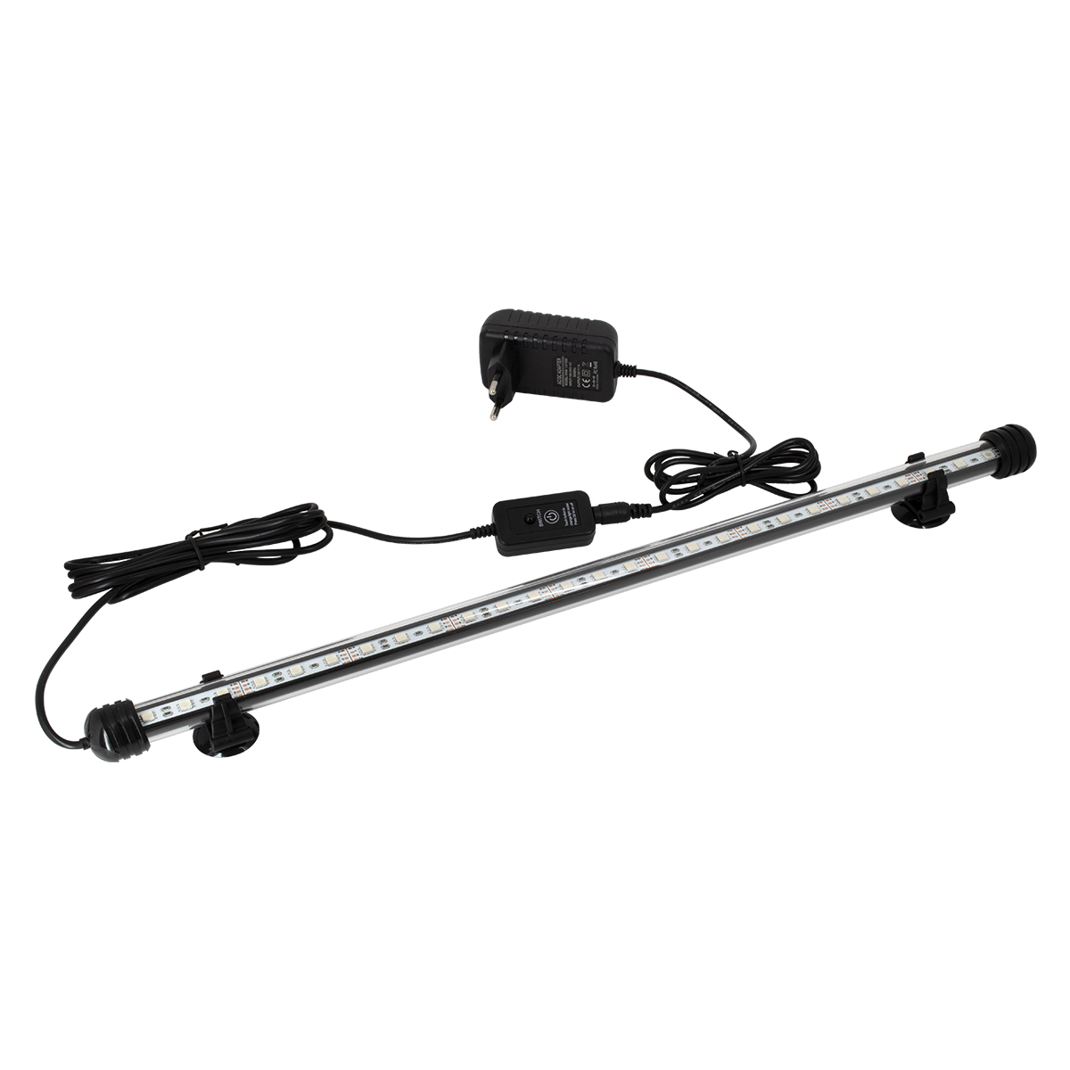 LEDTM® AQUARIUS 79673 Φωτιστικό Ενυδρείου με IR Ασύρματο Χειριστήριο LED 5.5W 275lm 180° AC 220-240V Αδιάβροχο IP68 Πολύχρωμο RGB Dimmable - Sanan SMD Chip - Μαύρο - Μ48 x Π2.5 x Υ2.5cm - 2 Χρόνια Εγγύηση - Image 9