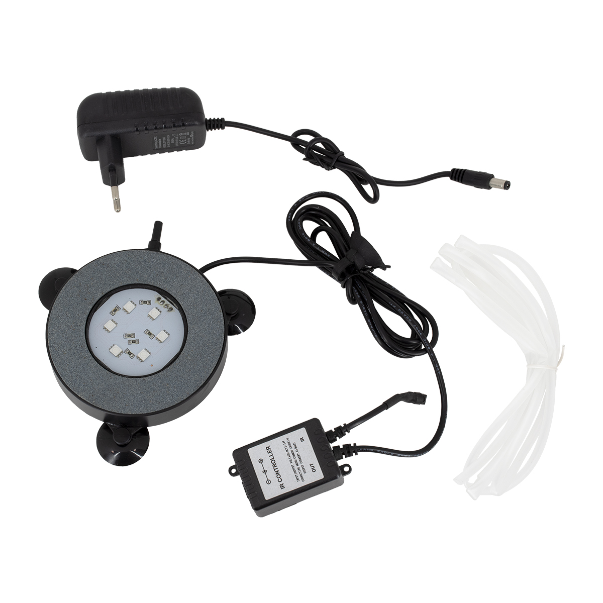 LEDTM® 79683 Φωτιστικό Ενυδρείου & Οξυγονωτής / Μηχανισμός Φυσαλίδων Φ10cm LED 9W 180° AC 230V Αδιάβροχο IP68 με Ασύρματο Χειριστήριο IR Πολύχρωμο RGB - Image 8