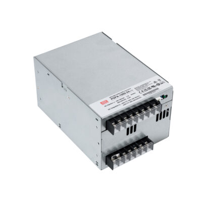 Alternative view of LEDTM® MEANWELL-PSPA1000-24 90792 Τροφοδοτικό/Μετασχηματιστής Class I PELV 1000W 42A AC 220-240V σε DC 24V IP20 - Ρυθμιζόμενo από DC 22V έως DC 28V - Ασημί - Μ17 x Π12 x Υ9.3cm - 3 Χρόνια Εγγύηση