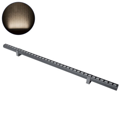 Alternative view of LEDTM® WASHERPANDA 90584 Μπάρα Φωτισμού Wall Washer LED 36W 4140lm 15° DC 24V Αδιάβροχο IP67 Φυσικό Λευκό 4500K Dimmable - Bridgelux SMD Chip - Γκρι Ανθρακί - Μ100 x Π4 x Υ3.5cm - 3 Χρόνια Εγγύηση