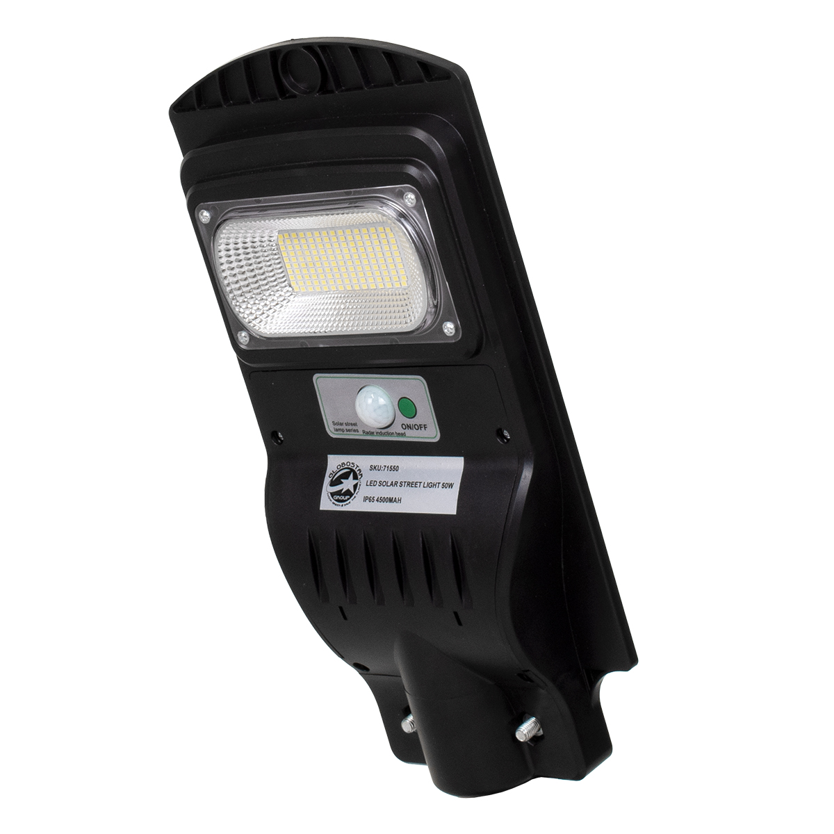 LEDTM® 71550 Αυτόνομο Ηλιακό Φωτιστικό Δρόμου Street Light LED SMD 50W 4000lm με Ενσωματωμένη Μπαταρία Li-ion 4500mAh - Φωτοβολταϊκό Πάνελ με Αισθητήρα Ημέρας-Νύχτας PIR Αισθητήρα Κίνησης Αδιάβροχο IP65 Ψυχρό Λευκό 6000K - Image 2