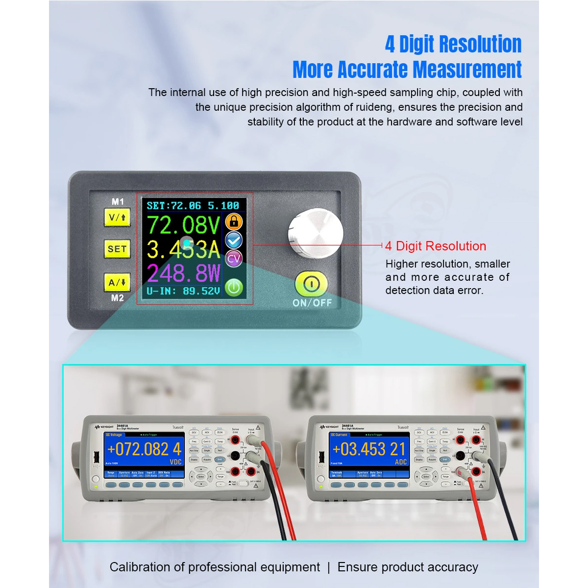 LEDTM® 79984 DPS5020-USB-BT Ψηφιακό Δοκιμαστικό Εργαλείο Ηλεκτρονικού/Τεχνικού Τμήματος Ρυθμιζόμενης Τάσης & Ampere - Βολτόμετρο/Αμπερόμετρο/Βατόμετρο Μετατροπέας με LCD Οθόνη Max Output 0-20A/DC 0-50V/0-1000W με Micro USB & Βluetooth APP - Image 20
