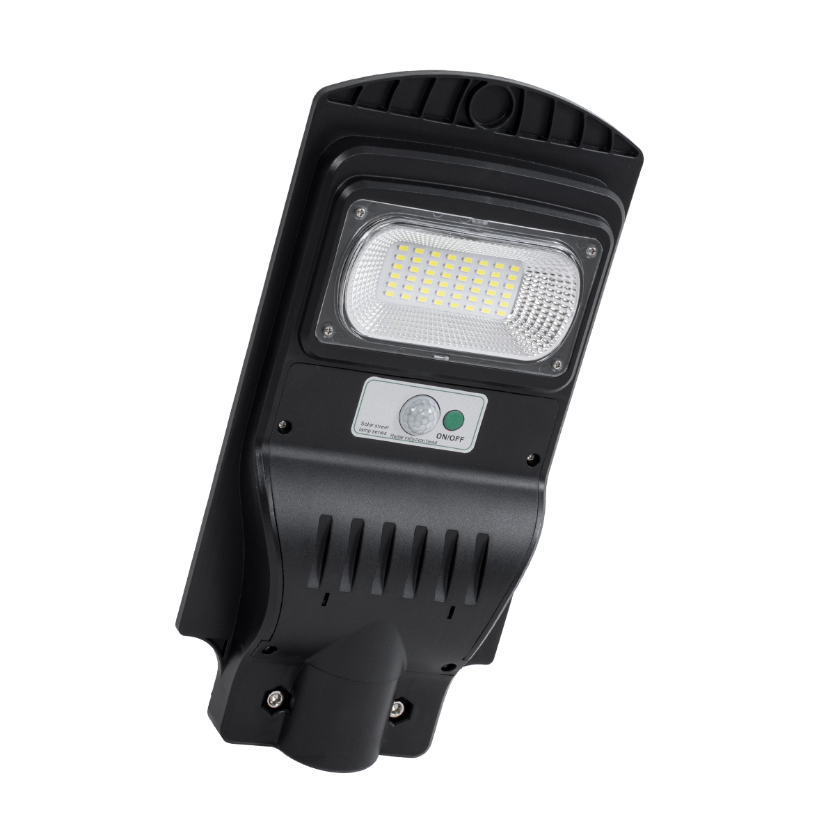 LEDTM® STREETB 85341 Φωτιστικό Δρόμου LED 30W 1500lm 120° DC 5V με Ενσωματωμένο Φωτοβολταϊκό Panel 6V 6W & Επαναφορτιζόμενη Μπαταρία Li-ion 3.2V 5000mAh με Αισθητήρα Κίνησης-Ημέρας-Νύχτας Αδιάβροχο IP65 Ψυχρό Λευκό 6000K - Μαύρο - Μ20 x Π40 x Υ6cm - 2 Χρόνια Εγγύηση - Image 2