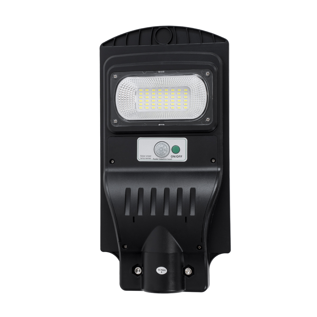 LEDTM® STREETB 85341 Φωτιστικό Δρόμου LED 30W 1500lm 120° DC 5V με Ενσωματωμένο Φωτοβολταϊκό Panel 6V 6W & Επαναφορτιζόμενη Μπαταρία Li-ion 3.2V 5000mAh με Αισθητήρα Κίνησης-Ημέρας-Νύχτας Αδιάβροχο IP65 Ψυχρό Λευκό 6000K - Μαύρο - Μ20 x Π40 x Υ6cm - 2 Χρόνια Εγγύηση - Image 3