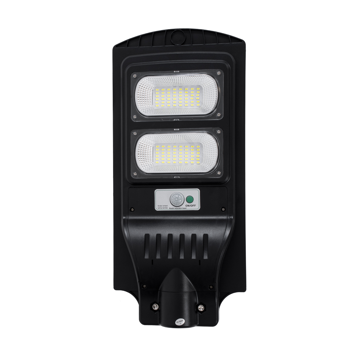 LEDTM® STREETB 85342 Φωτιστικό Δρόμου LED 60W 3000lm 120° DC 5V με Ενσωματωμένο Φωτοβολταϊκό Panel 6V 9W & Επαναφορτιζόμενη Μπαταρία Li-ion 3.2V 9000mAh με Αισθητήρα Κίνησης-Ημέρας-Νύχτας Αδιάβροχο IP65 Ψυχρό Λευκό 6000K - Μαύρο - Μ22 x Π50 x Υ6cm - 2 Χρόνια Εγγύηση - Image 3