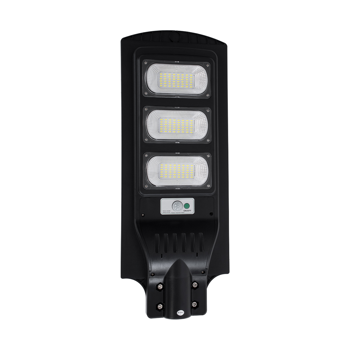 LEDTM® STREETB 85343 Φωτιστικό Δρόμου LED 90W 4500lm 120° DC 5V με Ενσωματωμένο Φωτοβολταϊκό Panel 6V 12W & Επαναφορτιζόμενη Μπαταρία Li-ion 3.2V 12000mAh με Αισθητήρα Κίνησης-Ημέρας-Νύχτας Αδιάβροχο IP65 Ψυχρό Λευκό 6000K - Μαύρο - Μ24 x Π63 x Υ6cm - 2 Χρόνια Εγγύηση - Image 3