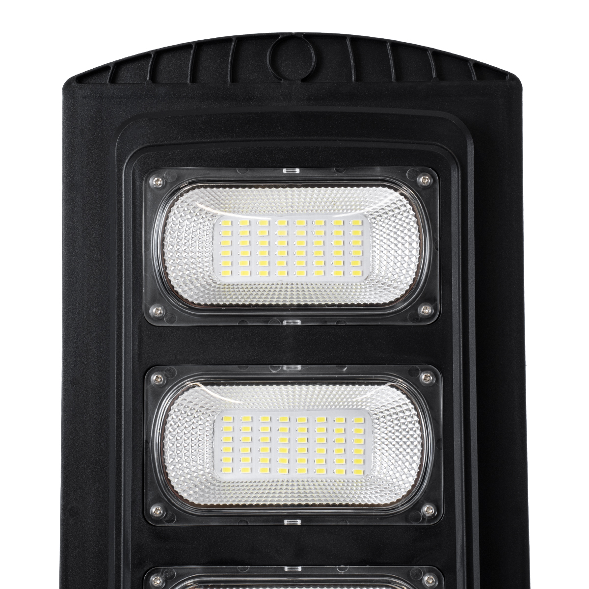 LEDTM® STREETB 85343 Φωτιστικό Δρόμου LED 90W 4500lm 120° DC 5V με Ενσωματωμένο Φωτοβολταϊκό Panel 6V 12W & Επαναφορτιζόμενη Μπαταρία Li-ion 3.2V 12000mAh με Αισθητήρα Κίνησης-Ημέρας-Νύχτας Αδιάβροχο IP65 Ψυχρό Λευκό 6000K - Μαύρο - Μ24 x Π63 x Υ6cm - 2 Χρόνια Εγγύηση - Image 6