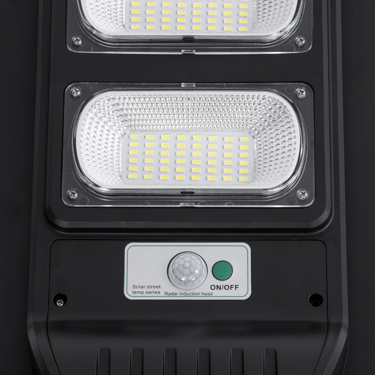 LEDTM® STREETB 85343 Φωτιστικό Δρόμου LED 90W 4500lm 120° DC 5V με Ενσωματωμένο Φωτοβολταϊκό Panel 6V 12W & Επαναφορτιζόμενη Μπαταρία Li-ion 3.2V 12000mAh με Αισθητήρα Κίνησης-Ημέρας-Νύχτας Αδιάβροχο IP65 Ψυχρό Λευκό 6000K - Μαύρο - Μ24 x Π63 x Υ6cm - 2 Χρόνια Εγγύηση - Image 7