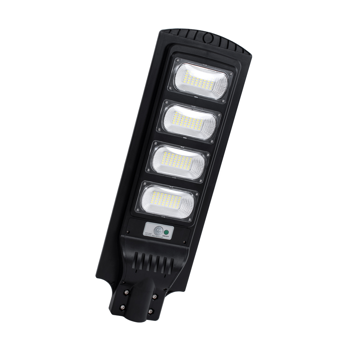 LEDTM® STREETA 85344 Professional LED Solar Street Light Αυτόνομο Ηλιακό Φωτιστικό Δρόμου 120W 6000lm 192 x LED SMD 5730 με Ενσωματωμένο Φωτοβολταϊκό Panel 6V 15W & Επαναφορτιζόμενη Μπαταρία Li-ion 3.2V 15000mAh με Αισθητήρα Ημέρας-Νύχτας & PIR Αισθητήρα Κίνησης - Αδιάβροχο IP65 - Ψυχρό Λευκό 6000K - Μ24 x Π6 x Υ73cm - 2 Years Warranty - Image 2