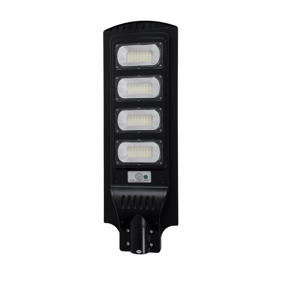 LEDTM® STREETA 85344 Professional LED Solar Street Light Αυτόνομο Ηλιακό Φωτιστικό Δρόμου 120W 6000lm 192 x LED SMD 5730 με Ενσωματωμένο Φωτοβολταϊκό Panel 6V 15W & Επαναφορτιζόμενη Μπαταρία Li-ion 3.2V 15000mAh με Αισθητήρα Ημέρας-Νύχτας & PIR Αισθητήρα Κίνησης - Αδιάβροχο IP65 - Ψυχρό Λευκό 6000K - Μ24 x Π6 x Υ73cm - 2 Years Warranty - Image 3