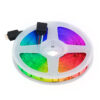 LEDTM® CHROMAWAVE 85813 Σετ Ταινίας με Τροφοδοτικό με IR Ασύρματο Χειριστήριο & Λειτουργία μέσω WiFi APP LED 72W 4320lm 120° AC 220-240V IP20 600 x SMD5050 Chip Πολύχρωμο RGB Dimmable - Sanan SMD Chip - Μ1000 x Π1 x Υ0.3cm - Δύο Ρολά 5 Μέτρων - 2 Χρόνια Εγγύηση - Image 3