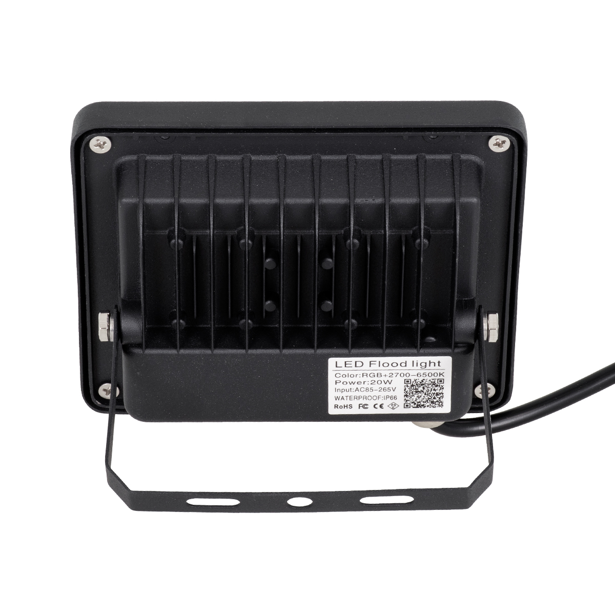LEDTM® 85815 Προβολέας Εξωτερικός LED SMD 5050 & 2835 20W 2000lm 180° AC 230V με Ασύρματο Wireless Bluetooth Αδιάβροχος IP66 Πολύχρωμος RGB+CCT Θερμό Λευκό 3000K - Λευκό Ημέρας 4500K - Ψυχρό Λευκό 6000K - Image 6