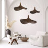 LEDTM® CUBA 01720 Boho Κρεμαστό Φωτιστικό Οροφής με Ντουί 1 x E27 AC 220-240V IP20 - Καφέ - Μ53 x Π53 x Υ30cm - Image 13