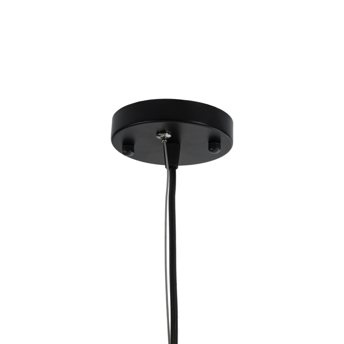 LEDTM® LILY 01561 Vintage Κρεμαστό Φωτιστικό Οροφής με Ντουί 1 x E27 AC 220-240V IP20 - Μαύρο & Λευκό - Μ20 x Π20 x Υ90cm - Image 10