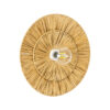 LEDTM® COLOMBO 02284 Boho Φωτιστικό Τοίχου - Απλίκα με Ντουί 1 x E27 AC 220-240V IP20 - Μπεζ - Μ40 x Π40 x Υ9cm - Image 2