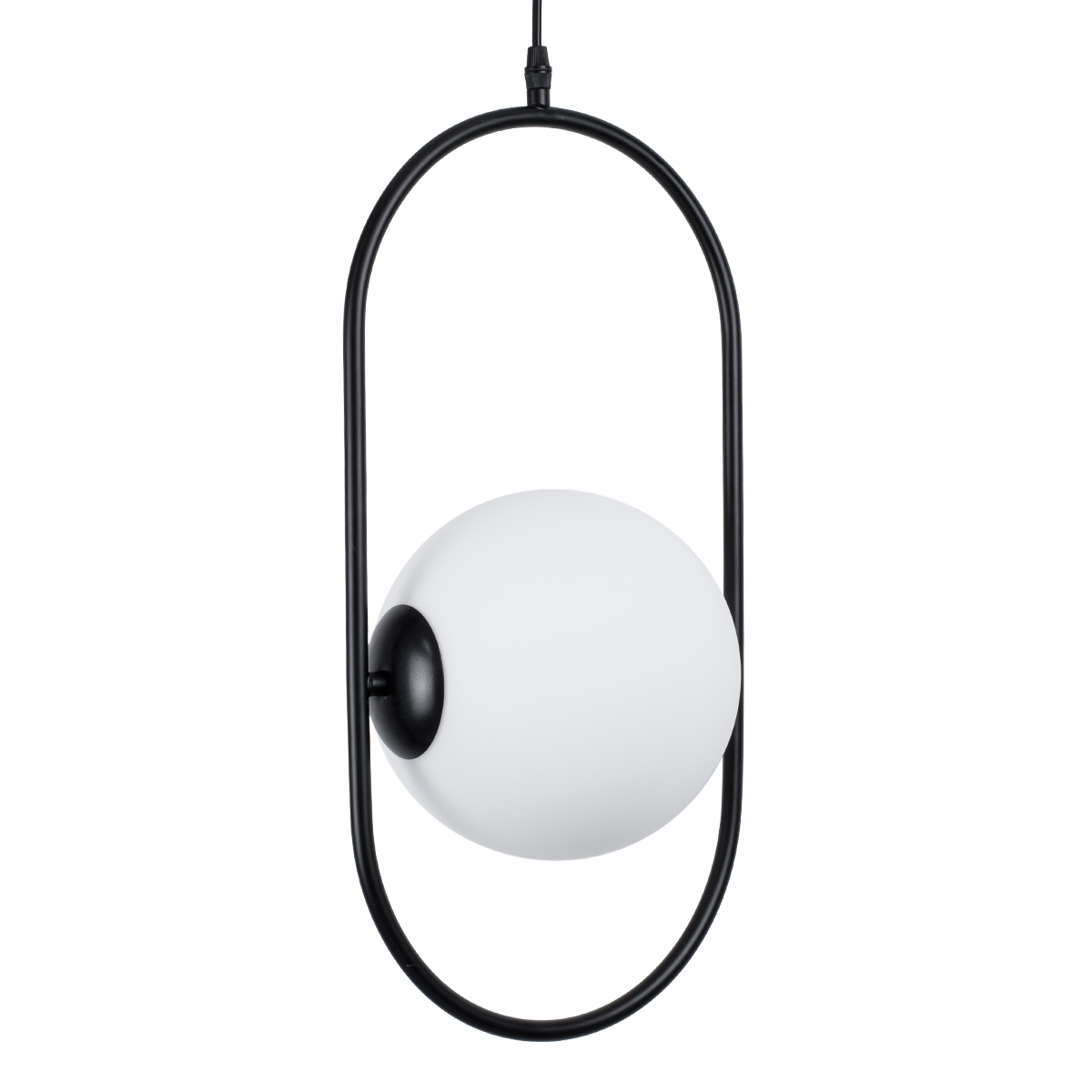 LEDTM® HAMBURG 00591 Μοντέρνο Κρεμαστό Φωτιστικό Οροφής με Ντουί 1 x E14 AC 220-240V IP20 - Μαύρο & Λευκό - Μ25 x Π20 x Υ50cm - Image 2