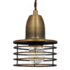 LEDTM® MANHATTAN 01454 Μοντέρνο Κρεμαστό Φωτιστικό Οροφής με Ντουί 1 x E27 AC 220-240V IP20 - Μπρούτζινο - Μ11 x Π11 x Υ14cm - Image 2