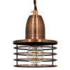 LEDTM® MANHATTAN 01453 Μοντέρνο Κρεμαστό Φωτιστικό Οροφής με Ντουί 1 x E27 AC 220-240V IP20 - Χάλκινο - Μ11 x Π11 x Υ14cm - Image 2