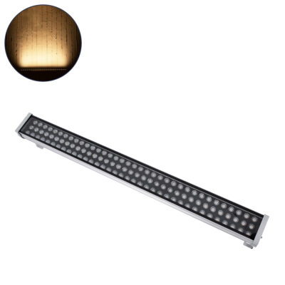 Alternative view of LEDTM® WASHERGAIA 90217 Μπάρα Φωτισμού Wall Washer LED 216W 23760lm 10° DC 24V Αδιάβροχο IP67 Θερμό Λευκό 2700K Dimmable - Bridgelux SMD Chip - Ασημί - Μ100 x Π10.2 x Υ9.5cm - 3 Χρόνια Εγγύηση