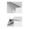 LEDTM® ALP-STEP-GRIP STAIR 70841-1M Επιφανειακό Προφίλ Αλουμινίου Ειδικό για Φωτισμό Σκαλοπατιού με Λευκό Γαλακτερό Πατητό Κάλυμμα για Ταινίες LED IP20 - Μαύρο & Λευκό - Μ100 x Π6 x Υ2.1cm - Image 8