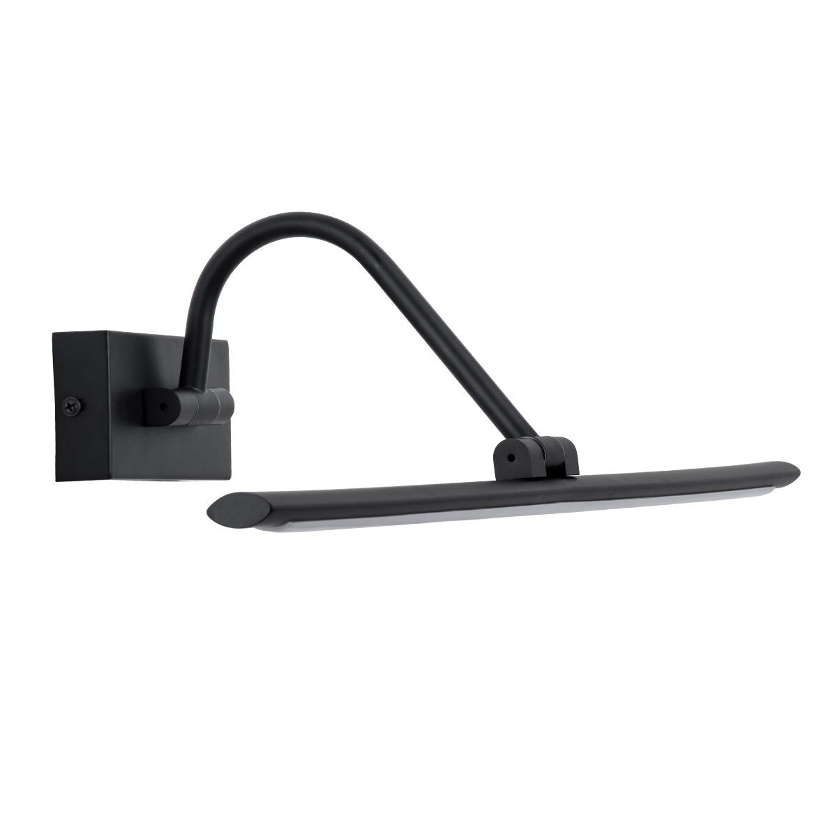 LEDTM® MIRA 60432 Μοντέρνο Φωτιστικό Τοίχου - Απλίκα Καθρέπτη Μπάνιου LED 12W 1400lm 120° AC 220-240V IP44 Φυσικό Λευκό 4500K - Lumileds SMD Chip & TÜV SÜD Driver - Μαύρο Ματ - Μ60 x Π20 x Υ13cm - 3 Χρόνια Εγγύηση - Image 3