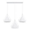 LEDTM® EIFFEL 61570 Vintage Κρεμαστό Φωτιστικό Οροφής με Ντουί 3 x E27 AC 220-240V IP20 - Λευκό - Μ68 x Π25 x Υ130cm - Image 2