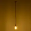 LEDTM® SUSPENS 90012 Μοντέρνο Κρεμαστό Φωτιστικό Οροφής με Ντουί 1 x E27 AC 220-240V IP20 - Μαύρο & Χάλκινο - Μ10 x Π10 x Υ88cm - Image 3