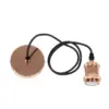 LEDTM® SUSPENS 90012 Μοντέρνο Κρεμαστό Φωτιστικό Οροφής με Ντουί 1 x E27 AC 220-240V IP20 - Μαύρο & Χάλκινο - Μ10 x Π10 x Υ88cm - Image 6